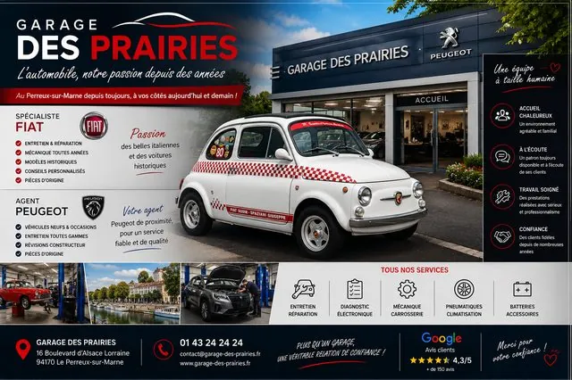 Garage des Prairies, partenaire